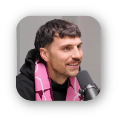 Kunde von echocast im Podcast-Studio